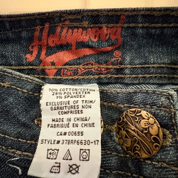 Hollywood Women's Blue Jeans - Picture 2 of 5
